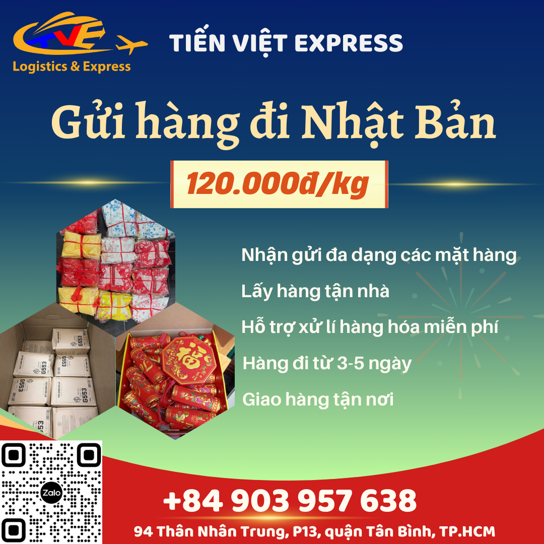 Gửi hàng đi Nhật Bản - Tiến Việt Express